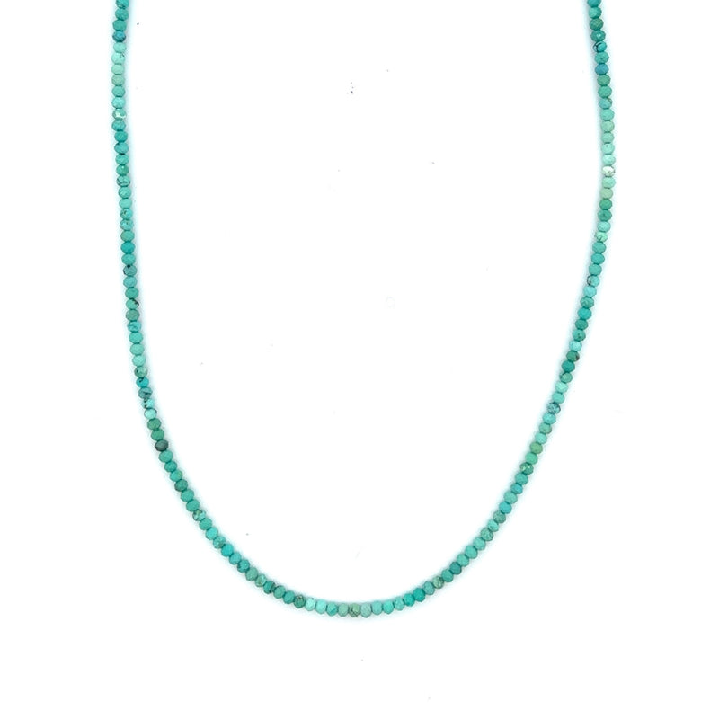 Tiny Round Multicolor Green Turquoise Strand