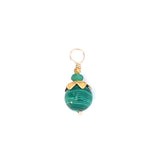 Malachite Flora Sphere Pendant